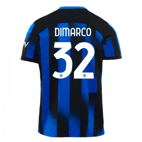 Maillot de Foot Inter Milan Dimarco 32 Domicile 2023-24 Maillot de Foot Inter Milan Dimarco 32 Domicile 2023-24